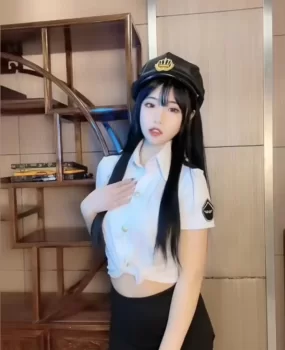 性感制服包臀裙魅惑小姐姐小文员兼职